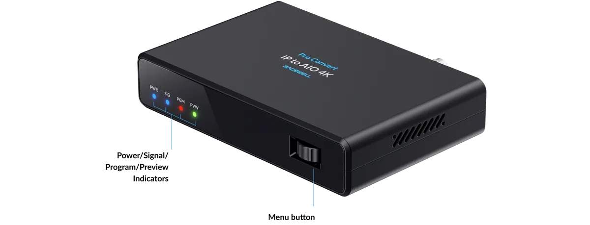 Magewell Pro Convert IP to AIO 4K – Vielseitige IP-Dekodierung Magewell Pro Convert IP to AIO 4K – Vielseitige IP-Dekodierung