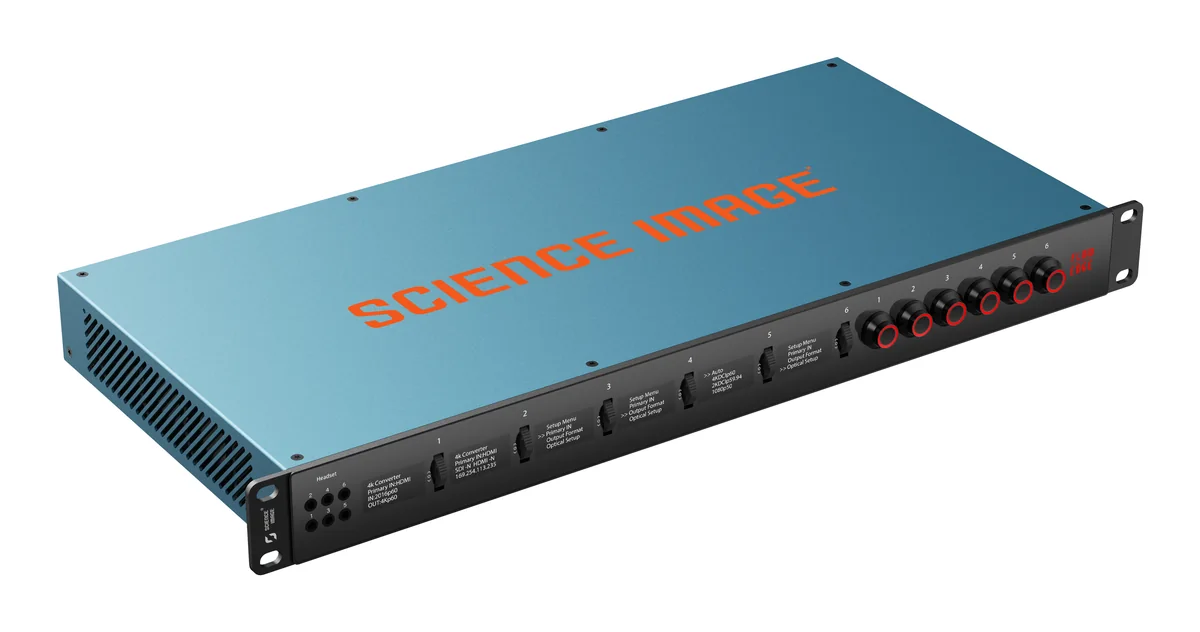 Science Image Flow Edge G – verlustfreie Glasfaserübertragung von 4K60-Signalen über bis zu 20 km Science Image Flow Edge G – verlustfreie Glasfaserübertragung von 4K60-Signalen über bis zu 20 km