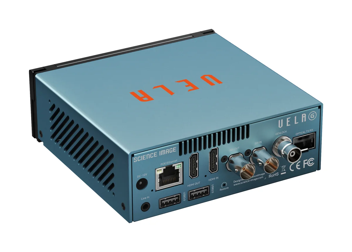 Science Image Vela G – Genlock-Funktion zur Synchronisation mehrerer Videosignale Science Image Vela G – Genlock-Funktion zur Synchronisation mehrerer Videosignale