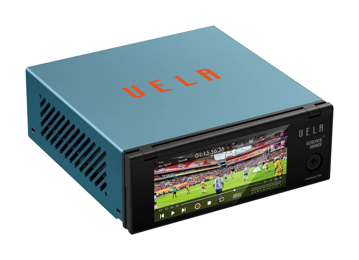 Science Image Vela SDI Pro – Rückseite mit 12-V-DC-Eingang und PoE-fähigem Netzwerkanschluss Science Image Vela SDI Pro – Rückseite mit 12-V-DC-Eingang und PoE-fähigem Netzwerkanschluss