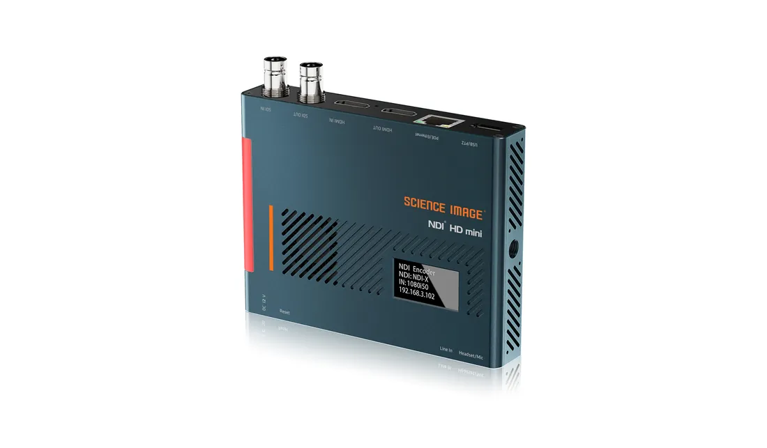 Science Image NDI HD mini – kompakter NDI-Encoder und -Decoder Science Image NDI HD mini – kompakter NDI-Encoder und -Decoder
