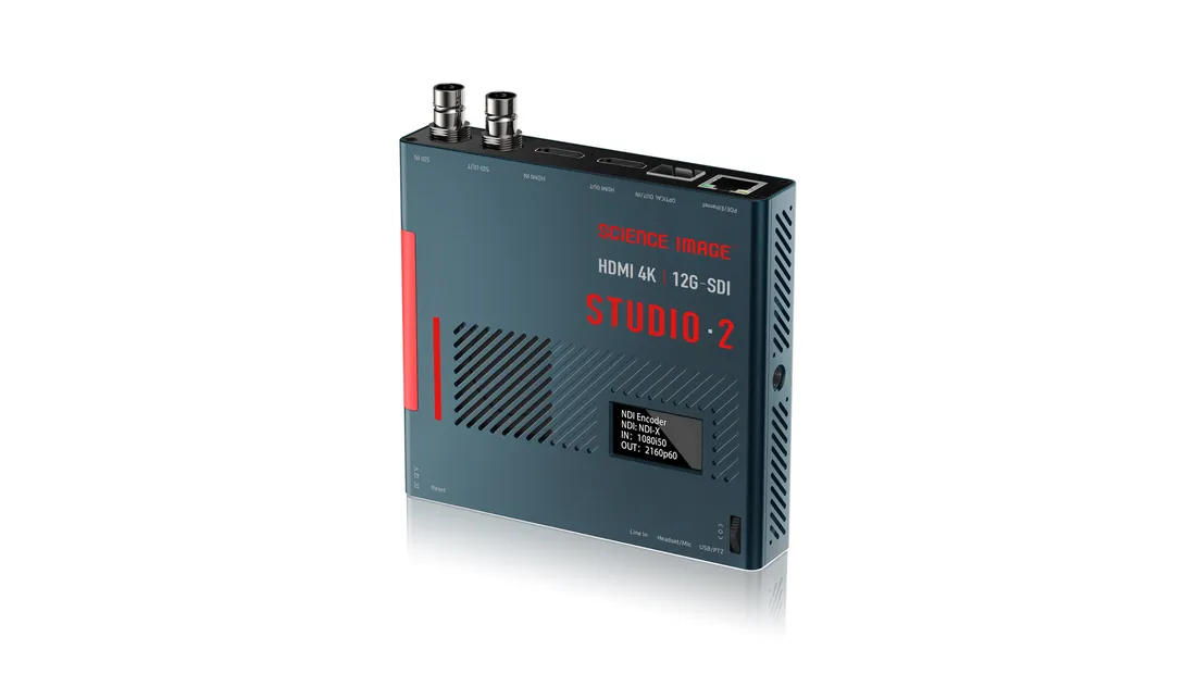 Science Image Studio 2 – NDI-Codec und 12G-SDI-Konverter Science Image Studio 2 – NDI-Codec und 12G-SDI-Konverter