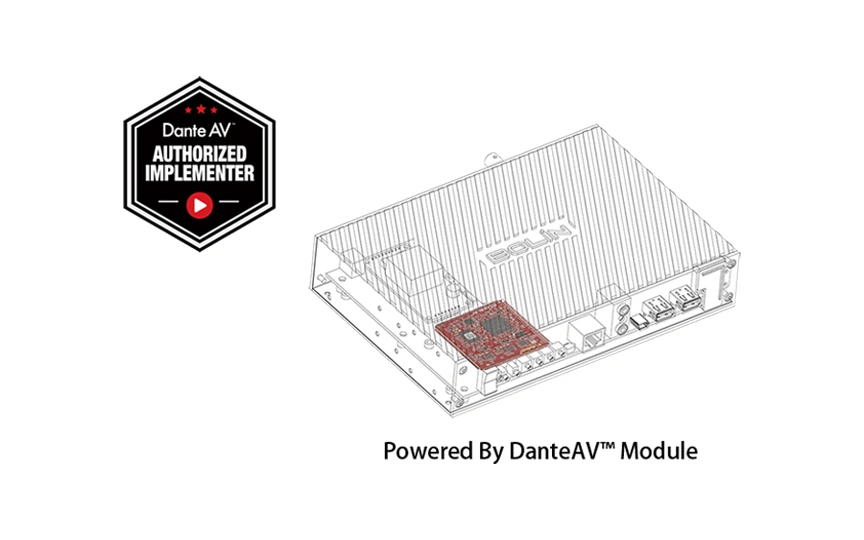 Bolin D20H – Powered by DanteAV™ Modul