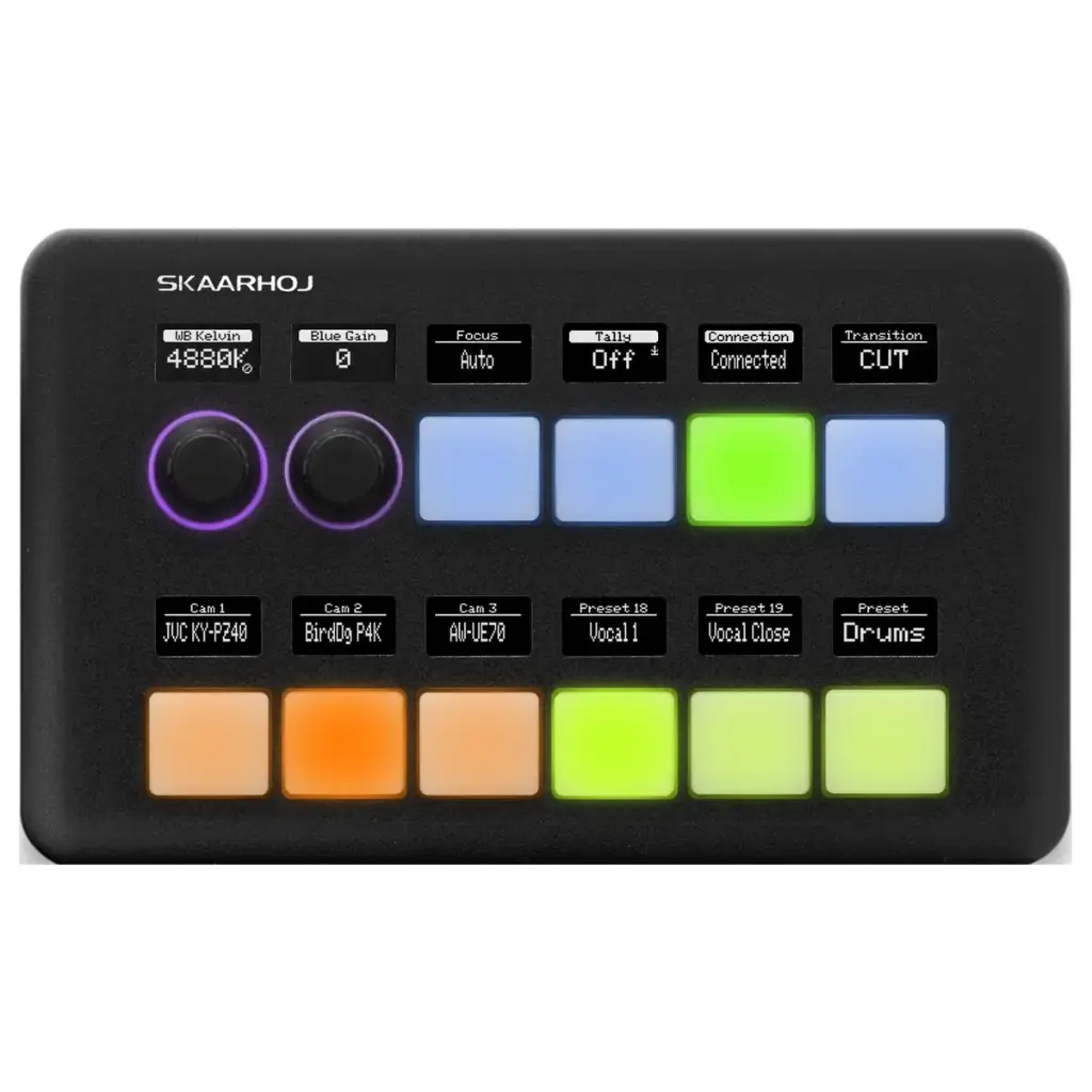 [QUICK-PAD-V2BK] SKAARHOJ Quick Pad (Schwarz)