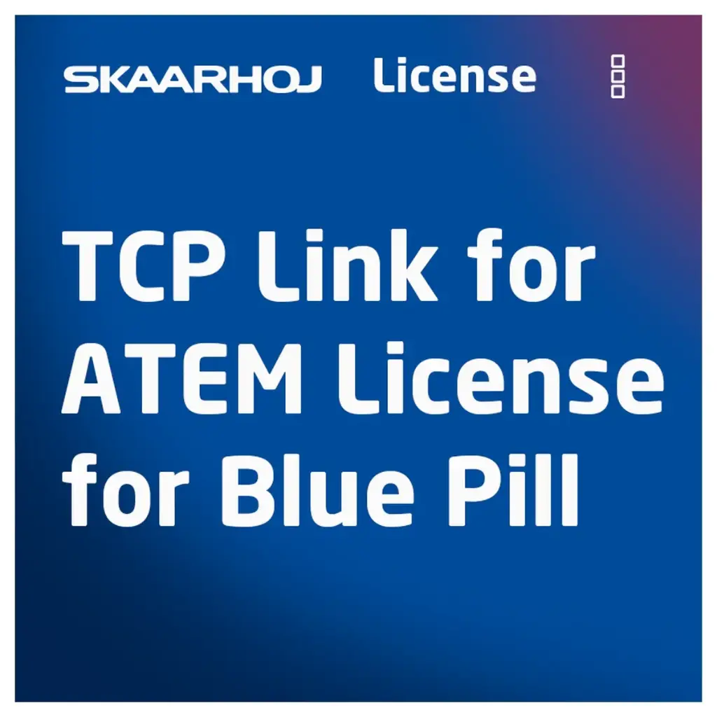 [LIC-DCLINK-ATEM] SKAARHOJ TCP Link for ATEM Lizenz