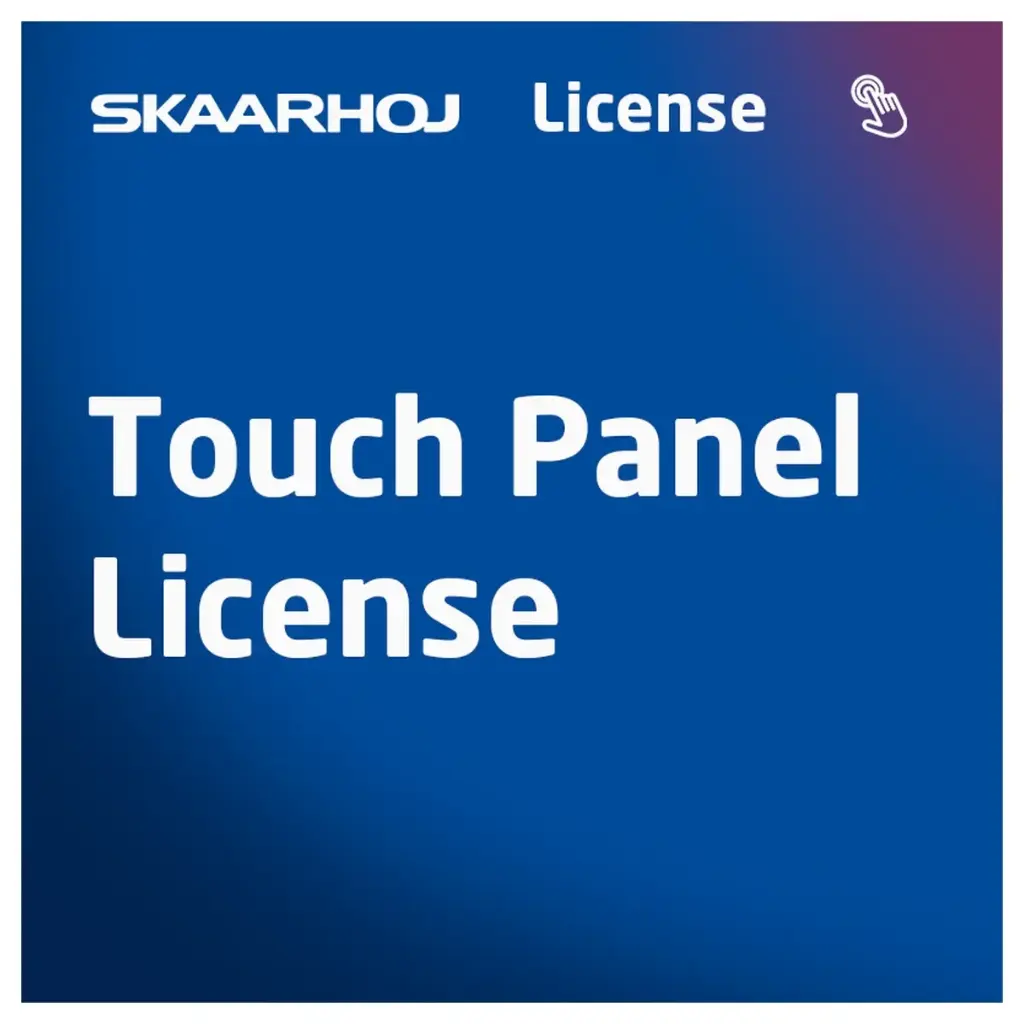 SKAARHOJ Touch Panel Lizenz