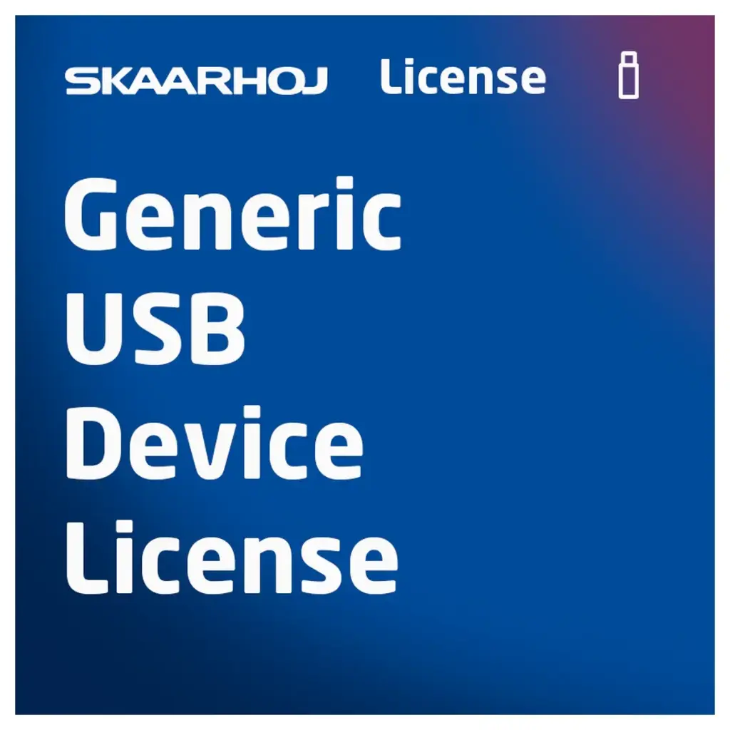 SKAARHOJ Generic USB Device Lizenz