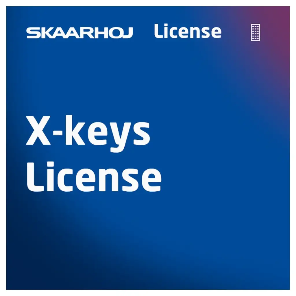 SKAARHOJ X-keys Lizenz
