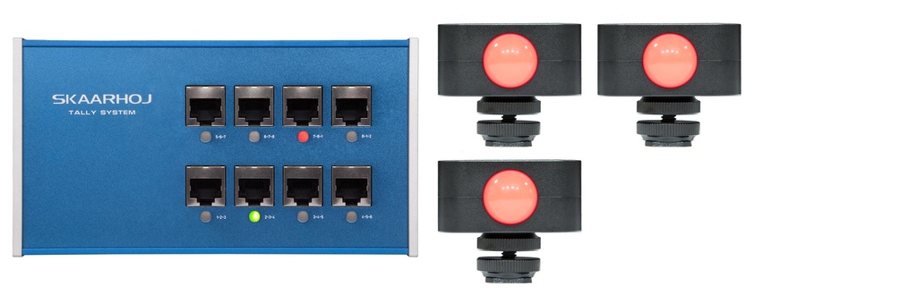 SKAARHOJ Tally Light System